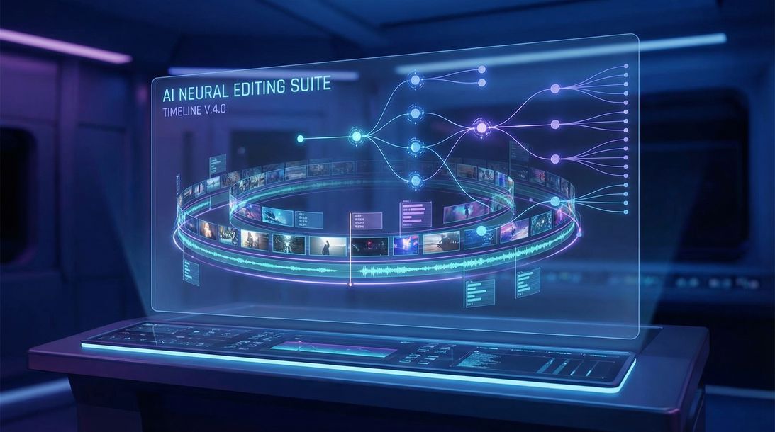 女神视频传媒 - AI传媒剪辑技术教程演示